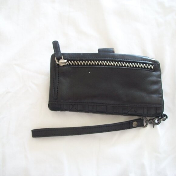 EUC Villenca Holland Woven Leather Wristlet Wallet - Picture 2 of 3